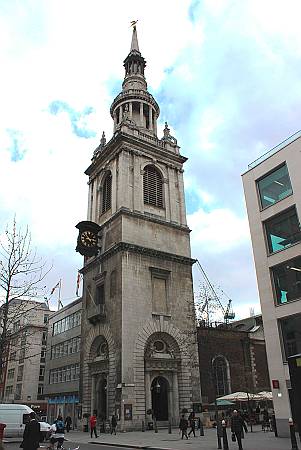 St Mary le Bow - Exterior View 